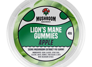 Желейні цукерки Lion’s Mane – грибний тонік для мозку і ментальної ясності (Apple)