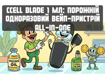 CCELL BLADE 1 мл: порожній одноразовий вейп-пристрій All-in-One