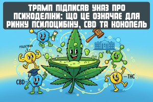 Трамп подписал указ о психоделиках: что это означает для рынка псилоцибина, CBD и конопли