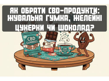 Как выбрать CBD-продукты: жевательная резинка, желейные конфеты или шоколад?
