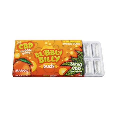 CBD Жевательная резинка Bubbly Billy Buds - Манго 36мг (12шт)
