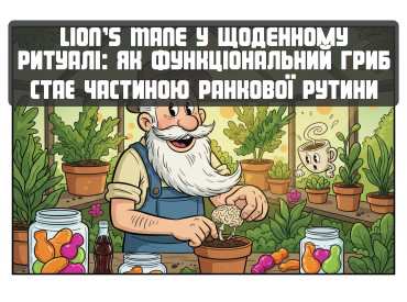 Lion's Mane у щоденному ритуалі: як функціональний гриб стає частиною ранкової рутини
