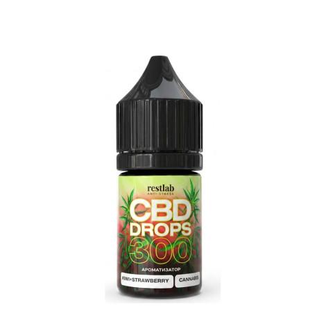 CBD Drops 300 mg Kiwi+Strawberry
