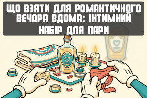 Что взять для романтического вечера дома: интимный набор для пары