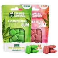 Жуйки Cannabis Bakehouse Sativa Chewing Gum зі смаком Імбир-Годжі (10шт)