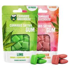 Cannabis Bakehouse Sativa Chewing Gum Ginger-Goji Flavor (10 pcs)