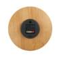 Raw wooden wall clock
