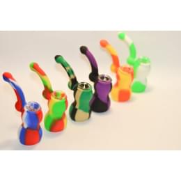 Silicone pipe bubbler