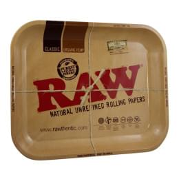 Raw metal rolling tray