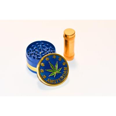 Set grinder / pollen press