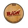 Raw wooden wall clock