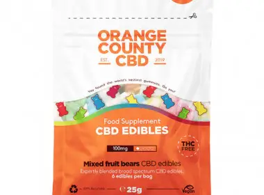 Желейные конфеты мишки Orange County CBD 100мг (6шт)