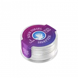 CBD Wax Shatter 1000mg (Sour Diesel)