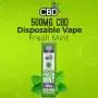 Fresh Mint CBD Vape Pen – 500mg 3