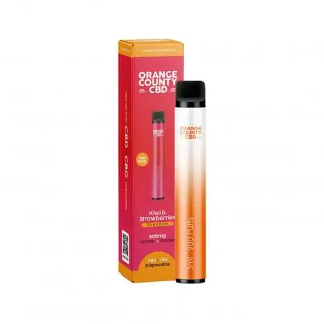CBD/CBG Vape Pen - Kiwi & Strawberries (500mg)
