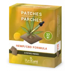 CBD Пластырь PuroCuro 32mg Hemp Patches