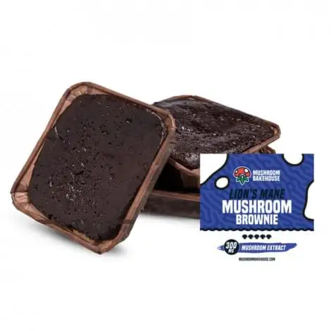 Brownie de champiñones melena de león 300 mg (75 g)