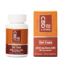 CBD Gel Capsules 1500mg (CBD Living КБД Капсулы)