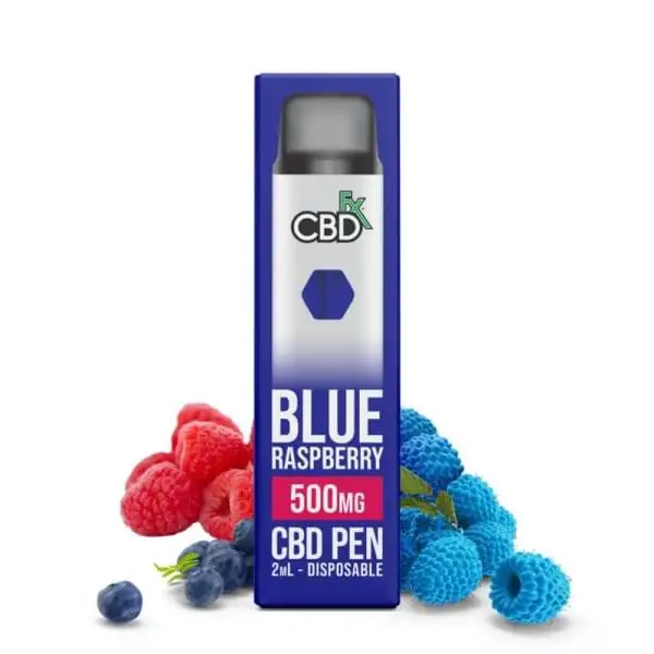 Купить КБД Жидкость - Blue Raspberry CBD Vape Pen – 500mg