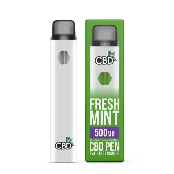 Купить КБД Жидкость - Fresh Mint CBD Vape Pen – 500mg⭐️ недорого