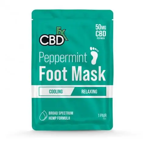 CBDfx Маска для ног CBD - Перечная мята (50мг)