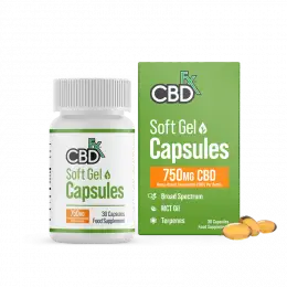 CBD Gel Capsules 750mg