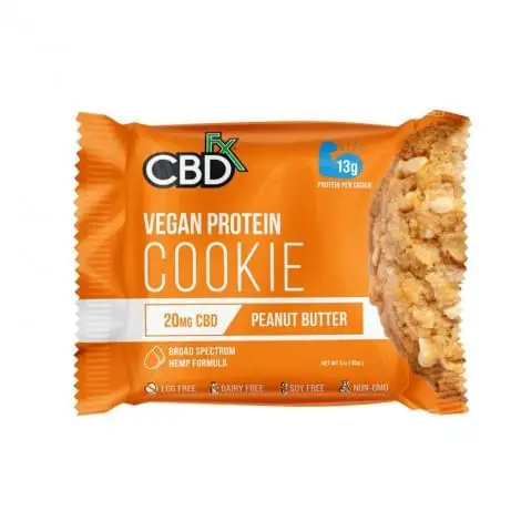 CBD Печенье с арахисовым маслом (13г протеина) 20мг