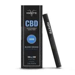 CBD Ignite Vape Pen Lucid Blood Orange – 150mg
