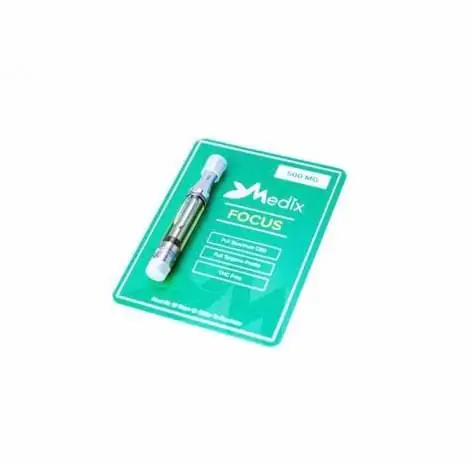 CBD Vape Cartridge Medix (Картридж 500mg) Focus