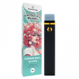 CBG9 Disposable Vape Pen Canntropy Candy Cane Kush (85%) quality, 1ml