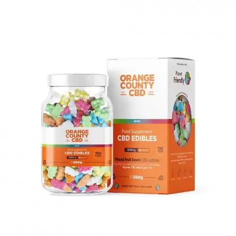 Желейные конфеты мишки Orange County CBD 1600мг (100шт)