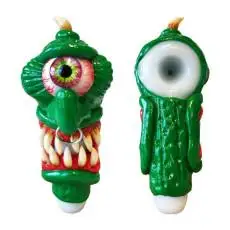 Glass Pipe Exhausted Pickle Monster Edition (15cm)