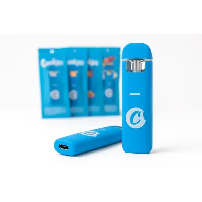 Buy Disposable empty vape pen Cookies 1ml (blue) for distillates   inexpensively in Ukraine, Kyiv