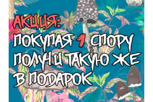 Акция: Покупая 1 спору волшебных грибов - получи такую же в подарок!