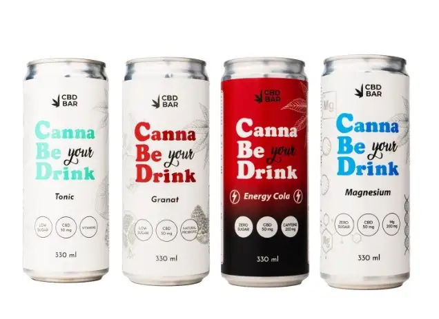 Купить CBD Напиток CannaBeDrink Energy Cola 330мл (50мг