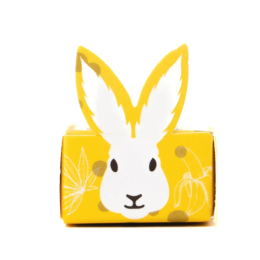 CBD цукерка RABBIT Бананова в білому шоколаді