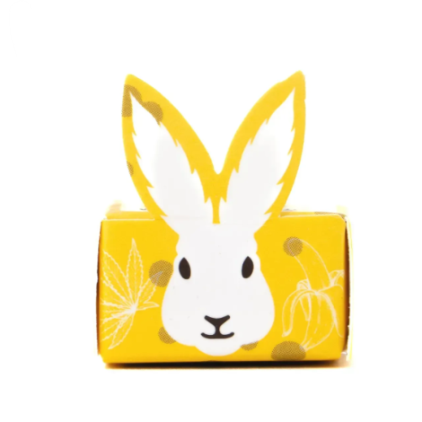 CBD цукерка RABBIT Бананова в білому шоколаді