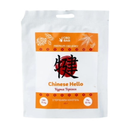 CBD Джерки Chinese Hello з курки теріяки (КБД 75мг, Магній 50мг) 45г