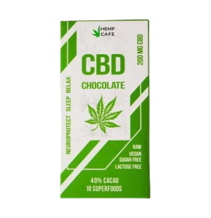 CBD Шоколад темный 200мг (+10 Суперфудов)