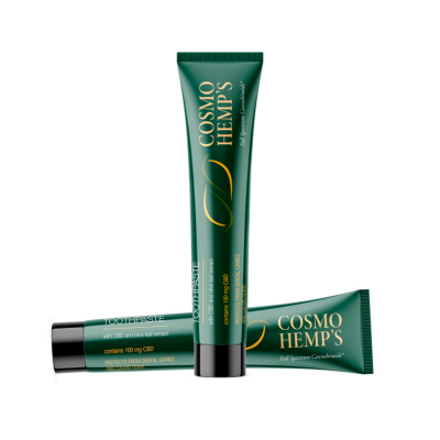 Cosmo’s Hemp Toothpaste 100mg CBD and Olive Oil Leaf Extract (75ml)