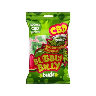 Желейные конфеты мишки Bubbly Billy Buds CBD со вкусом Арбуза (300мг)
