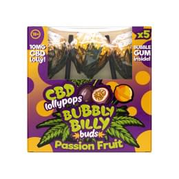 CBD Lollipop Bubbly Billy Buds - Passion Fruit 10mg (5pcs)