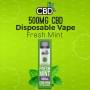 Fresh Mint CBD Vape Pen – 500mg