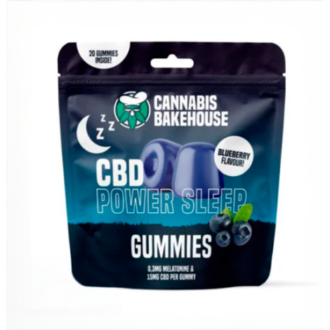 Cannabis Bakehouse - Жувальні цукерки для сну CBD та Мелатонін (15mg)