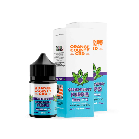 CBD Vape Liquid Orange County - Grand Daddy Purple 2500mg (50ml)