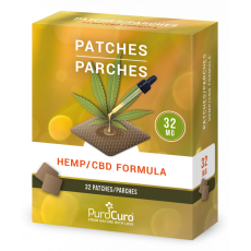 CBD Пластырь PuroCuro 32mg Hemp Patches