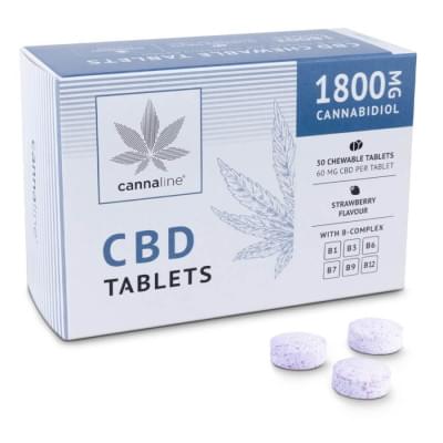 CBD Vitamin B Chewable Tablets - 1800mg (30pcs)