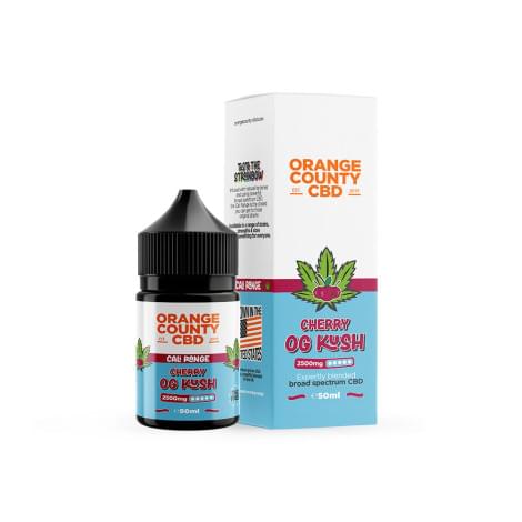 CBD Vape Liquid Orange County - Cherry OG Kush 2500mg (50ml)