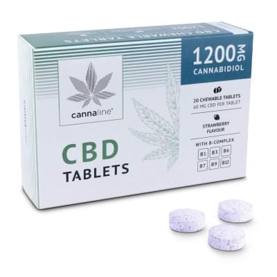 CBD Vitamin B Chewable Tablets - 1200mg (20pcs)