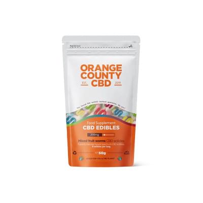 Jelly candy worms Orange County CBD 200mg (8pcs)